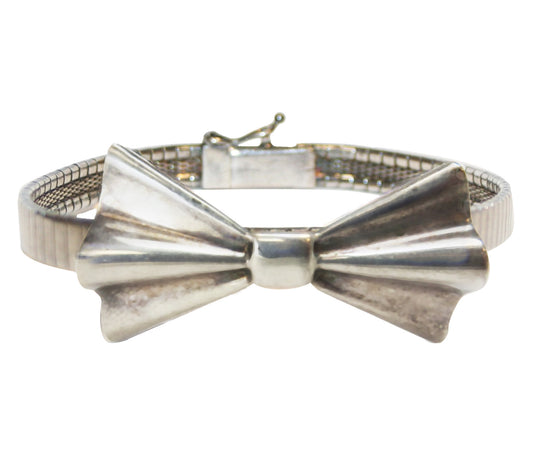 Sterlin Silver Bow Bracelet