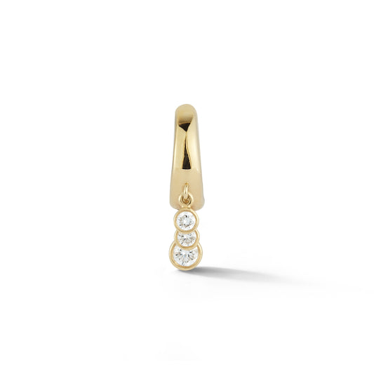 Diamond Dangle Huggie