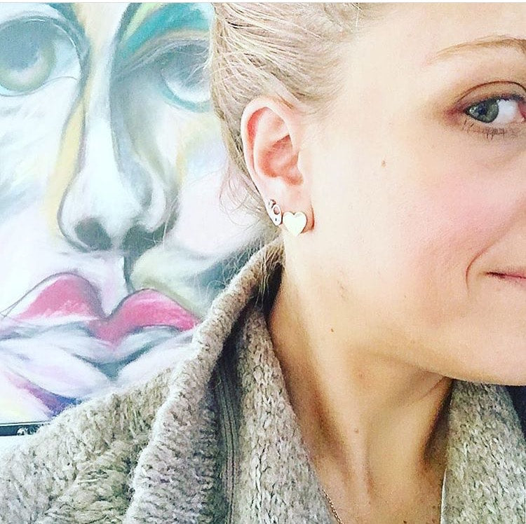 Heart Studs