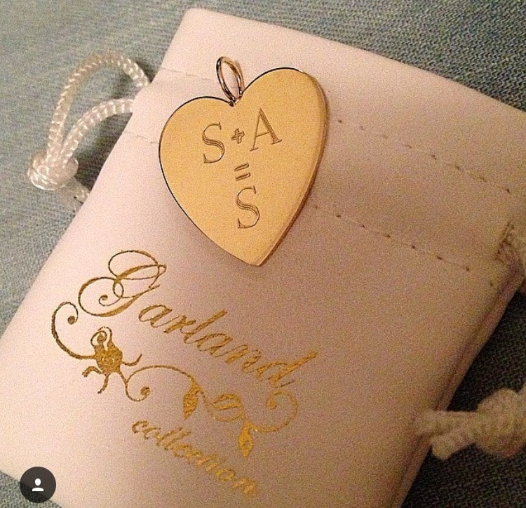Medium Gold Heart Charm
