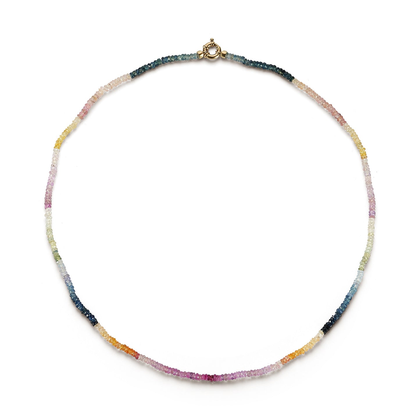 Mutli Color Sapphire Necklace