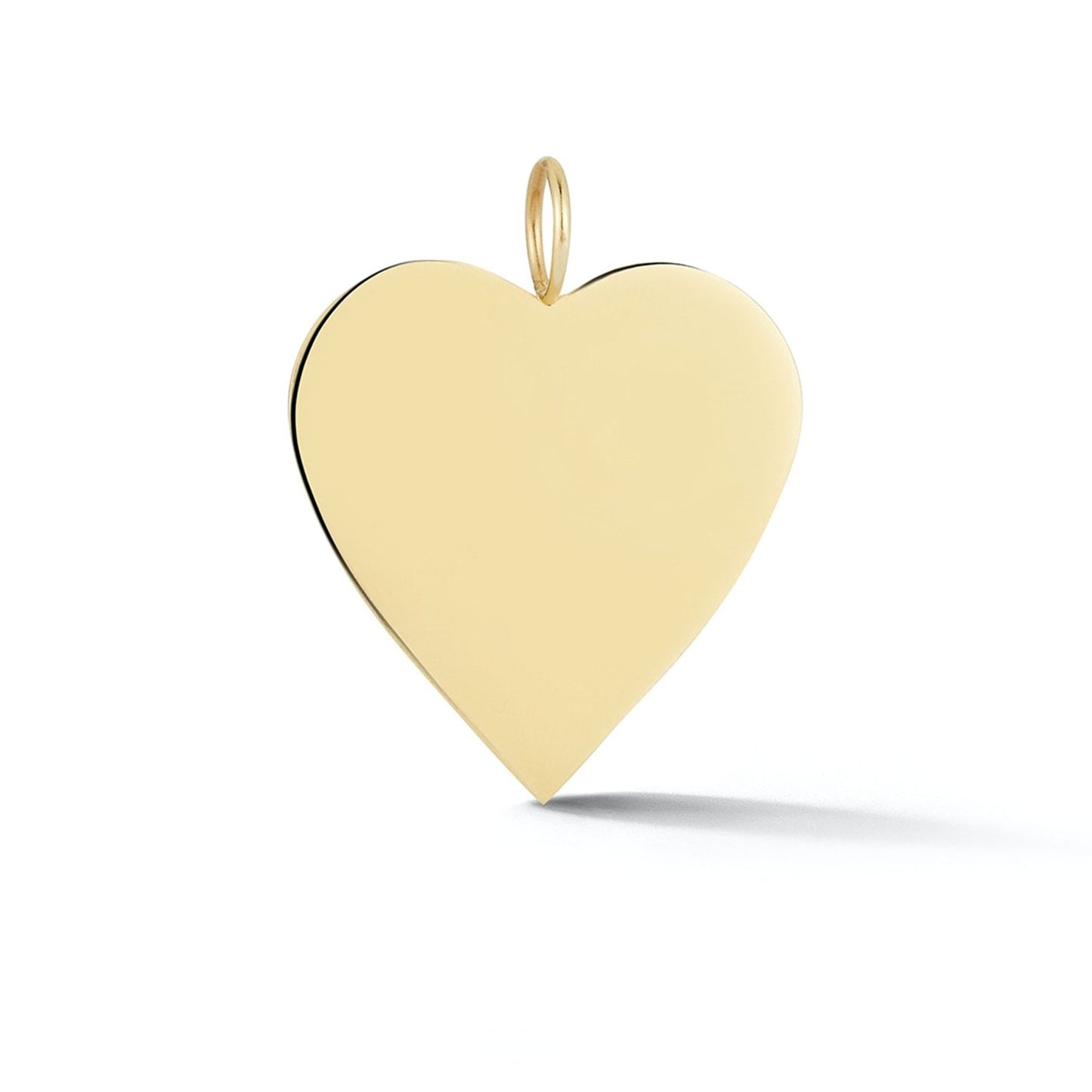 Large Gold Heart Charm