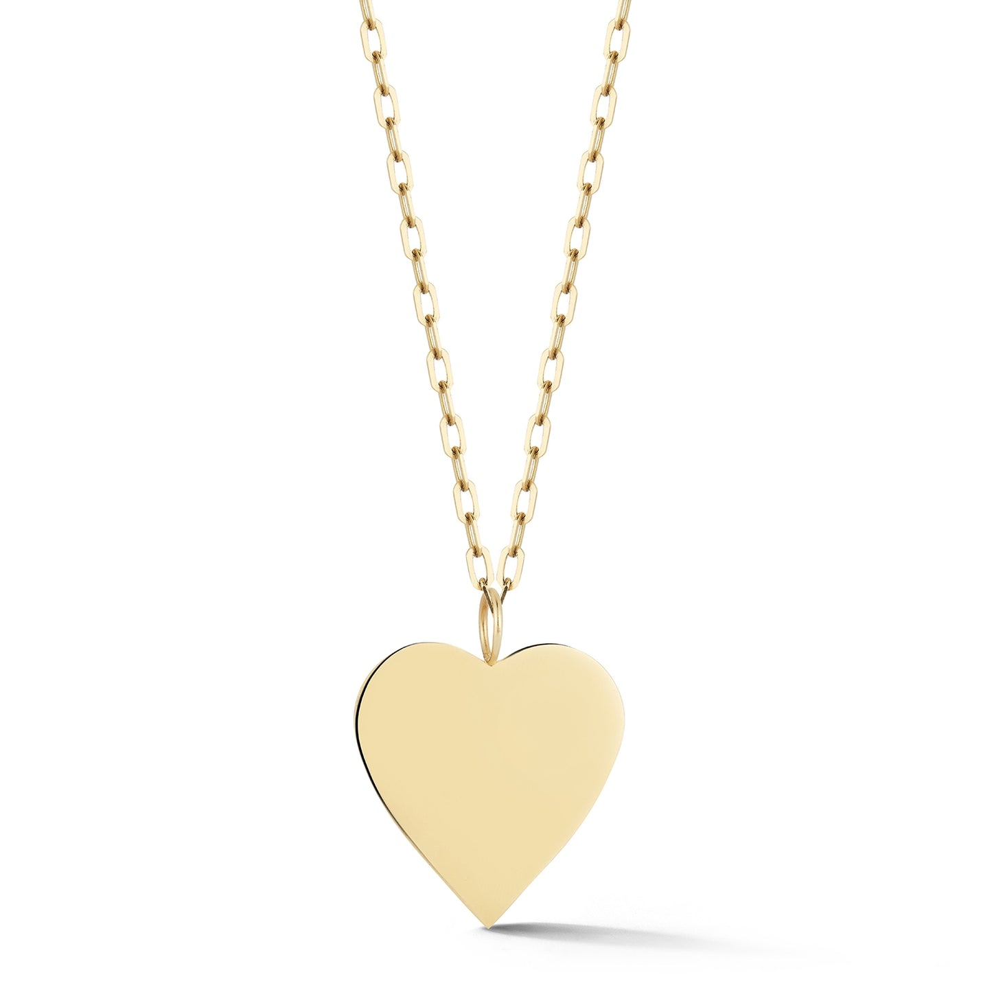 Large Gold Heart Charm