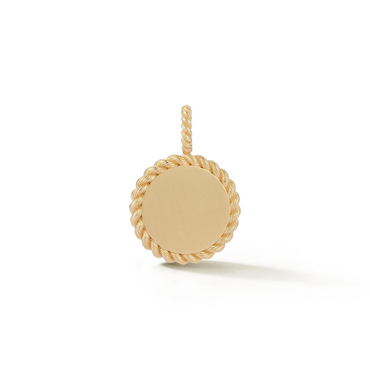 Leona Medium Disc Charm Pendant
