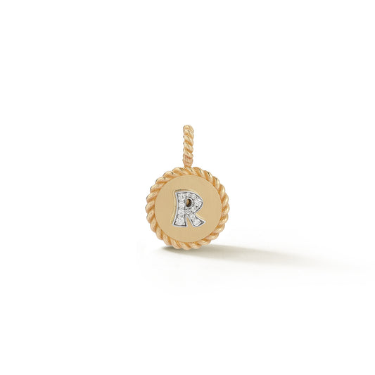 Leona Small Disc Charm Pendant
