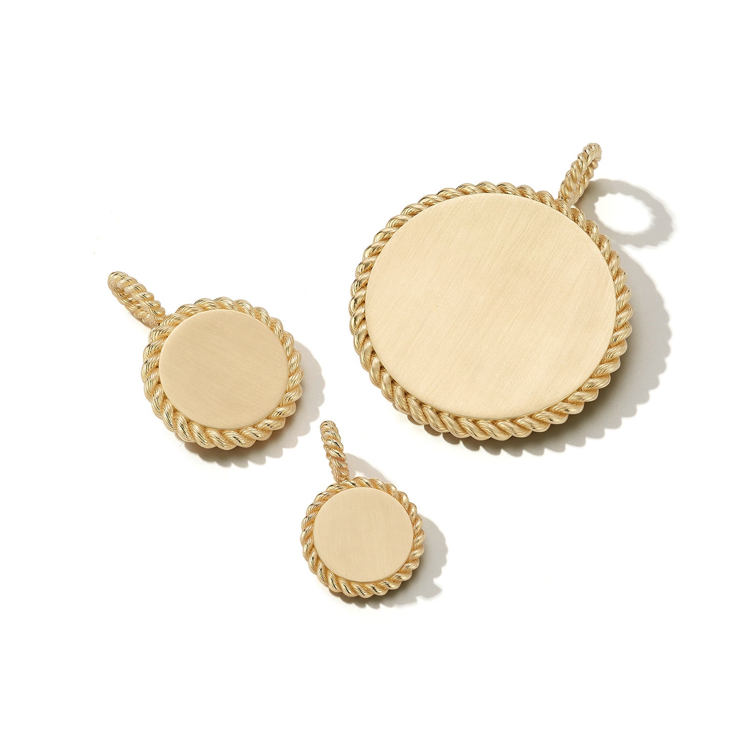 Leona Small Disc Charm Pendant