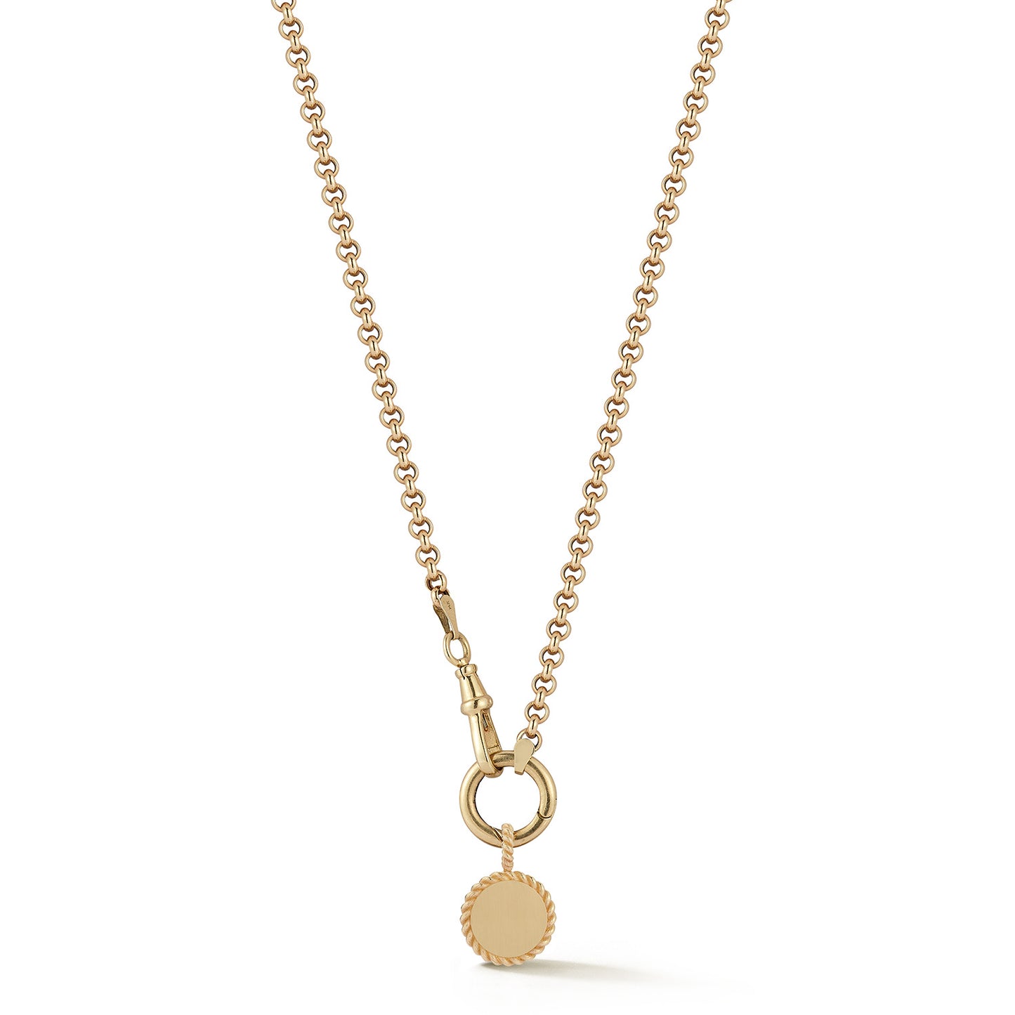 Leona Small Disc Charm Pendant