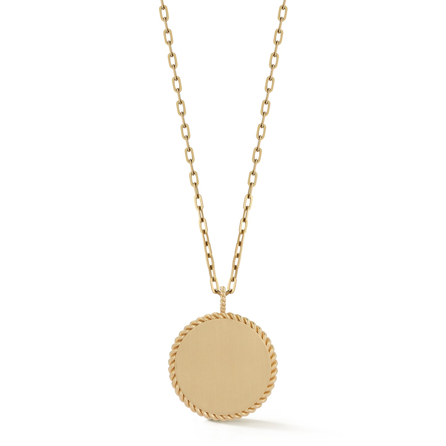 Leona Large Disc Charm Pendant