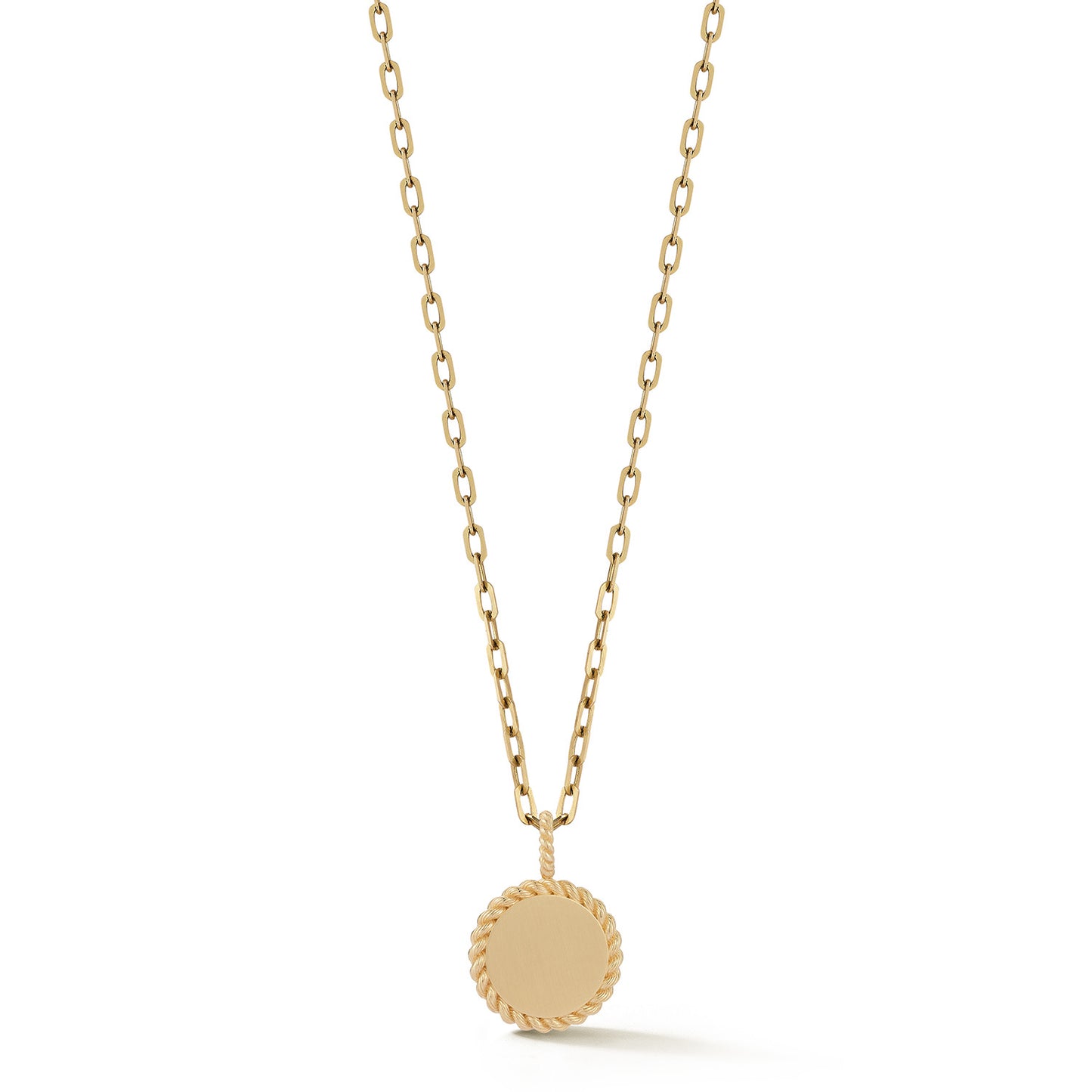 Leona Medium Disc Charm Pendant