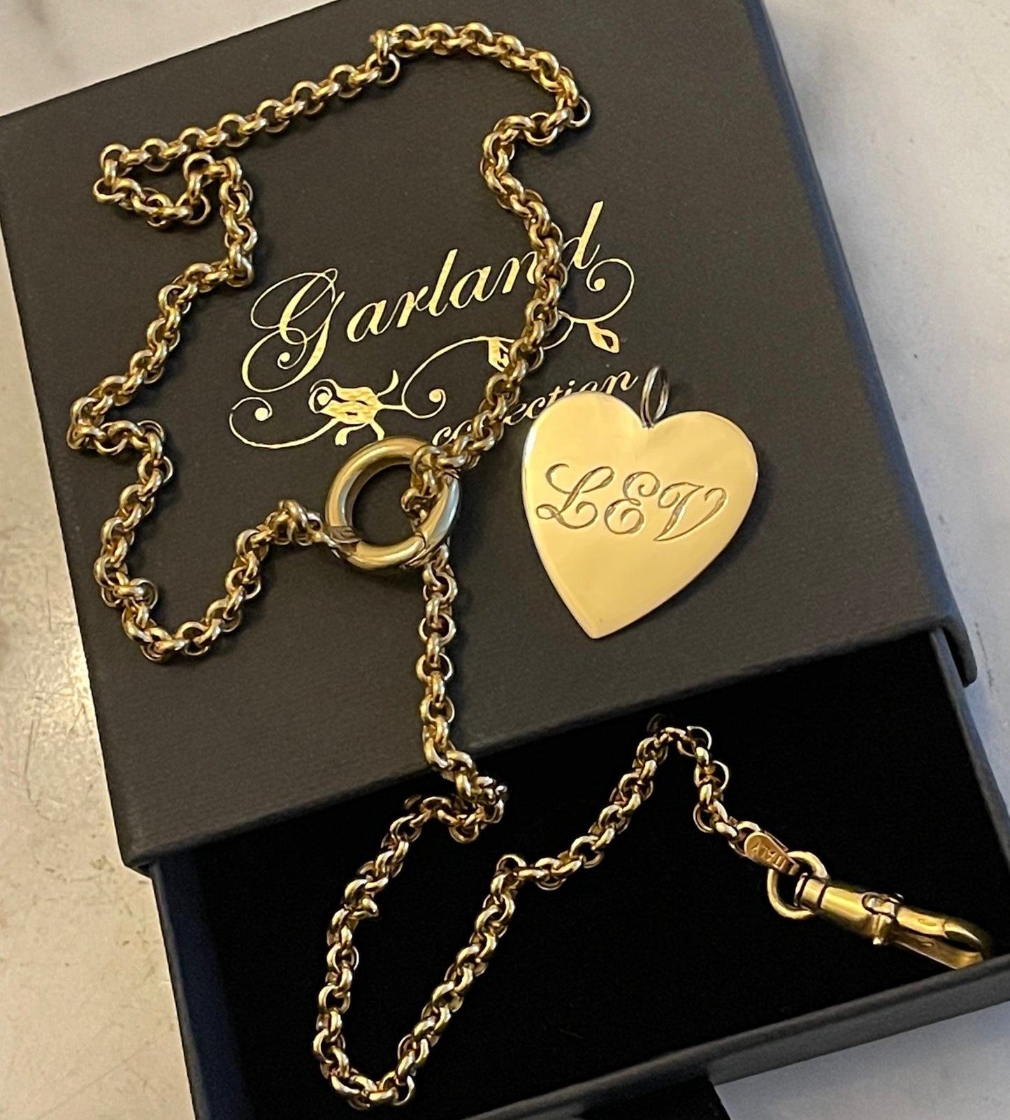 Medium Gold Heart Charm