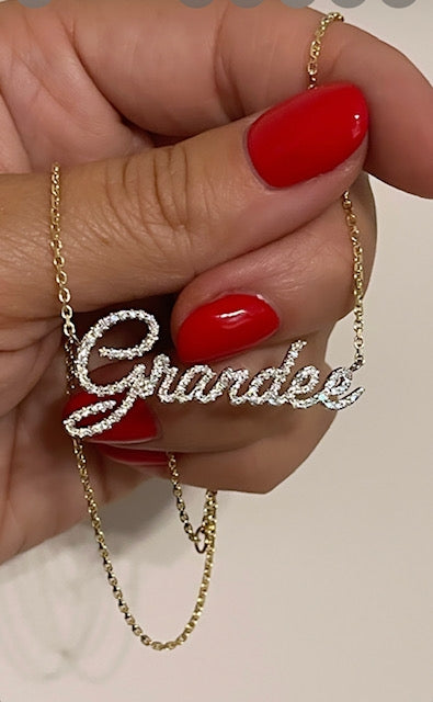 Custom Diamond Nameplate
