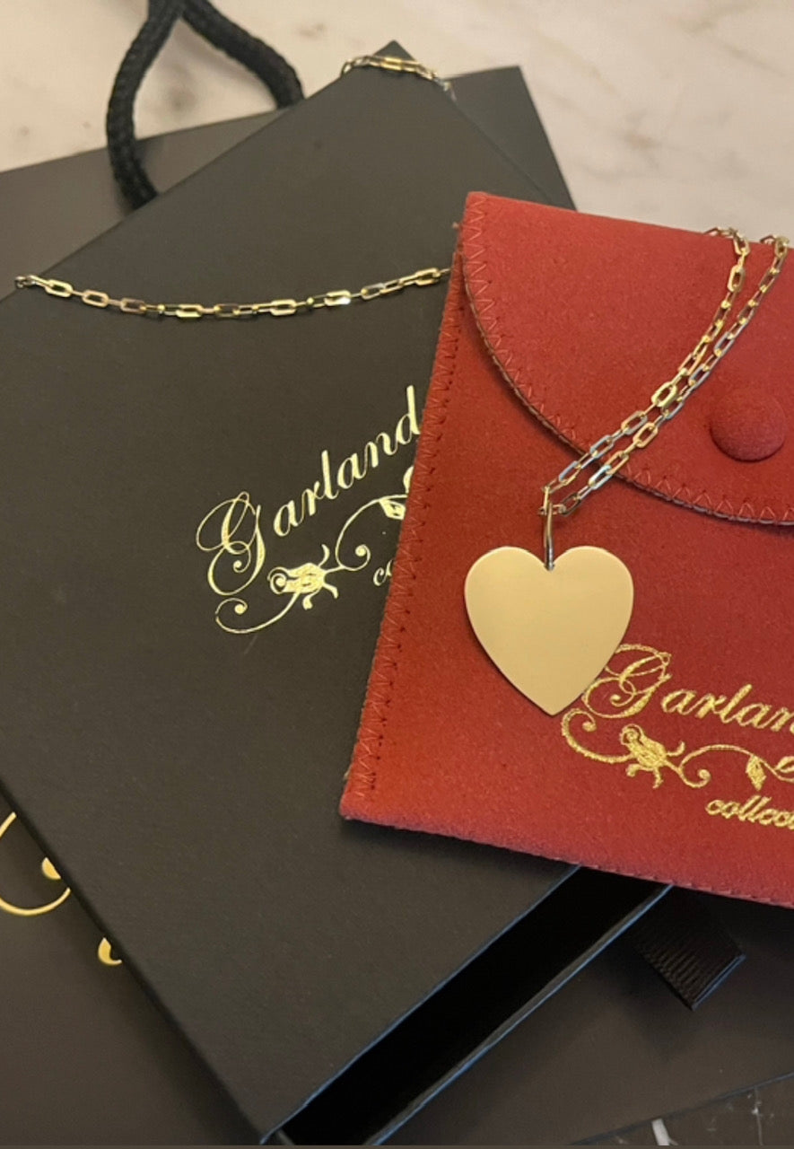 Medium Gold Heart Charm