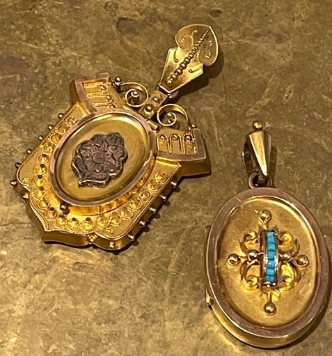 Etruscan Revival Victorian Locket