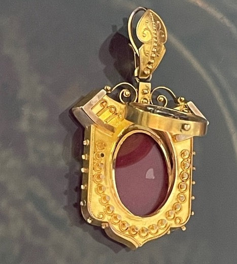 Etruscan Revival Victorian Locket
