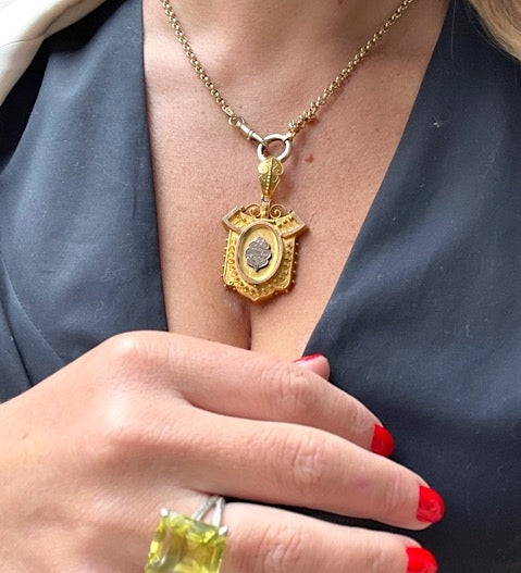 Etruscan Revival Victorian Locket