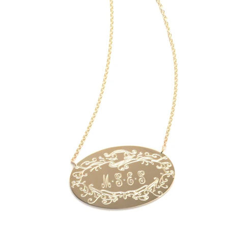 Large Signature Pendant