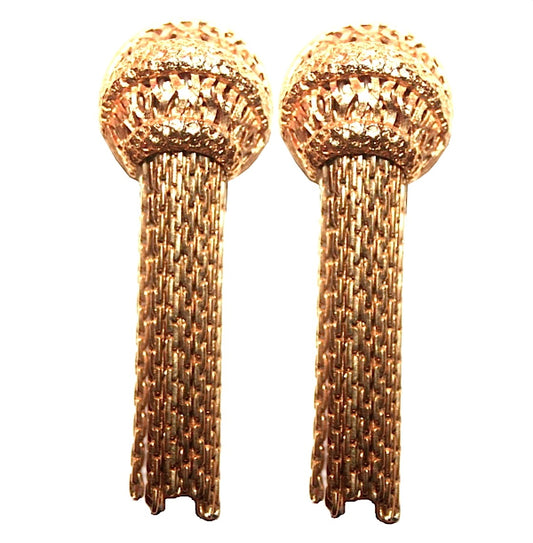 Vintage Monet Tassel Earrings