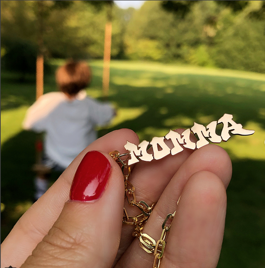 Custom Graffiti Name & Momma Charms