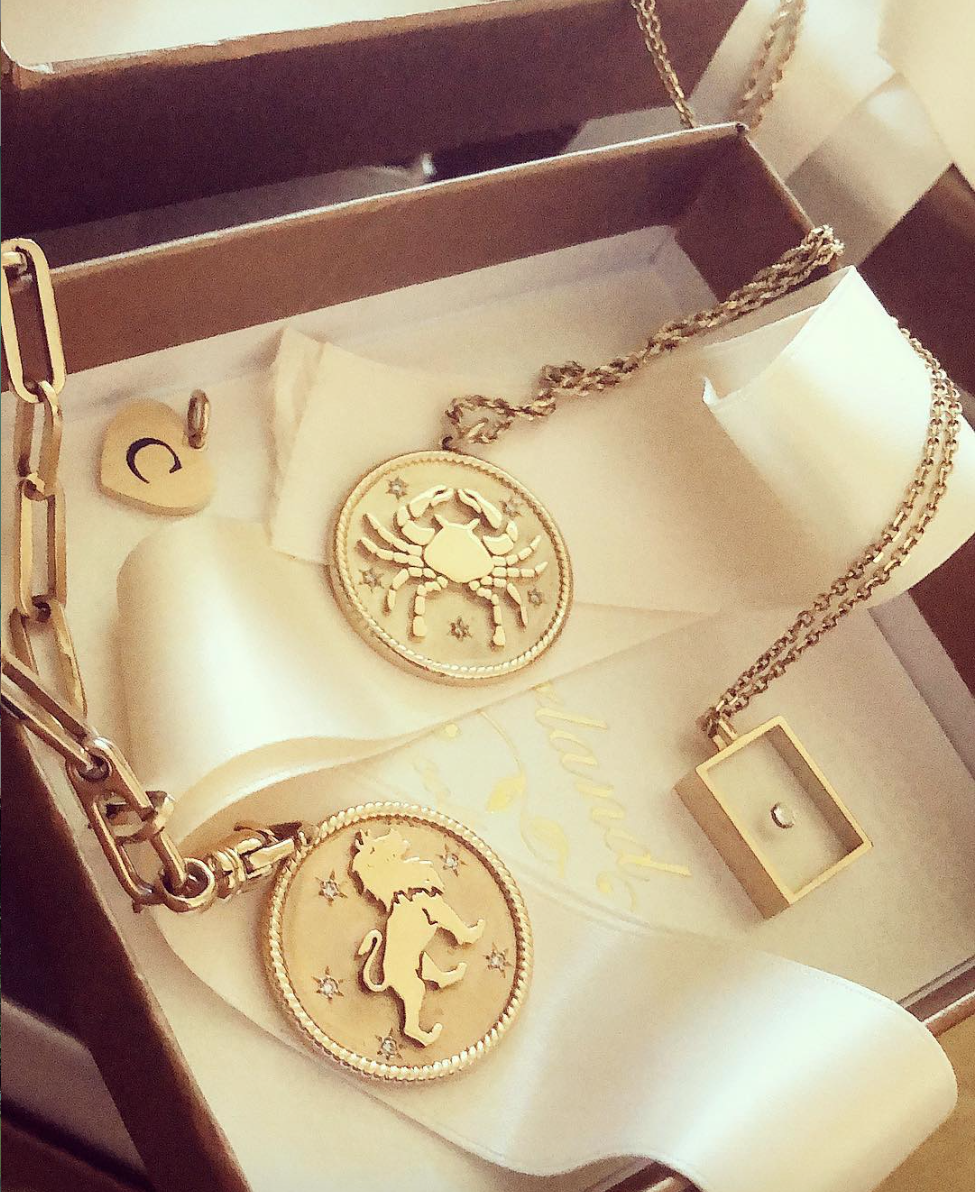 Zodiac Medallion with Transitional Belcher Chain